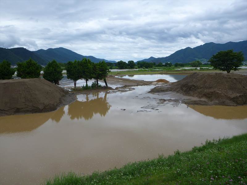 千曲川河川敷グラウンド